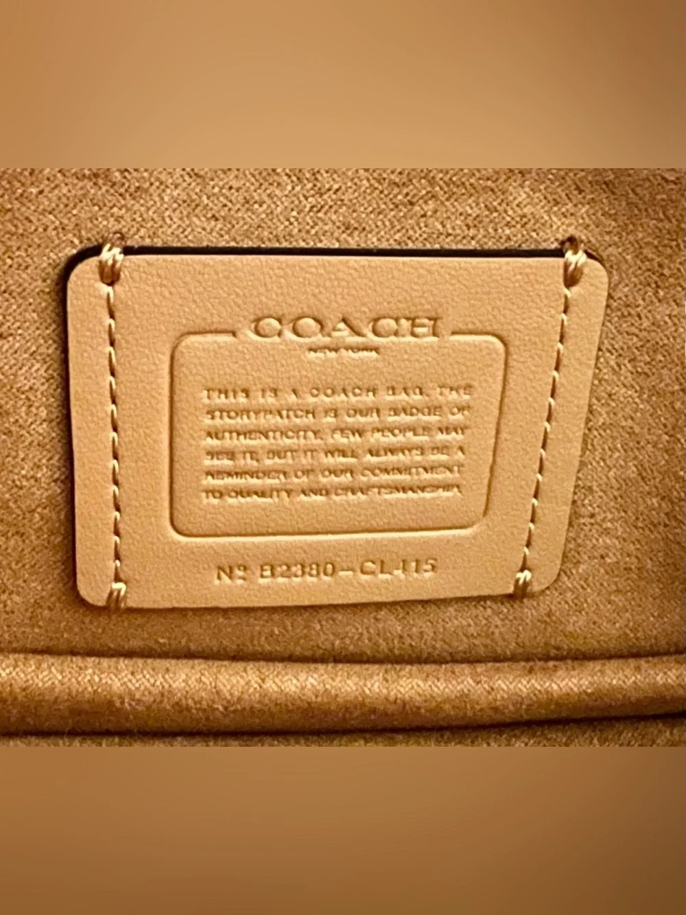 Coach Signature Rose Morgan Square Crossbody, NWT